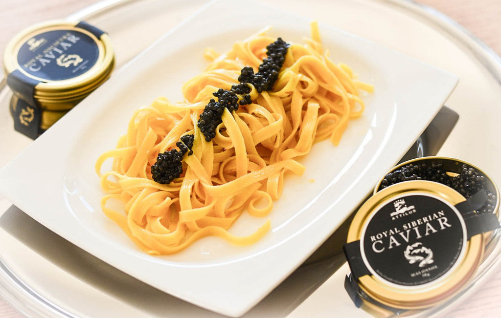 Pasta Al Limone with Attilus Caviar