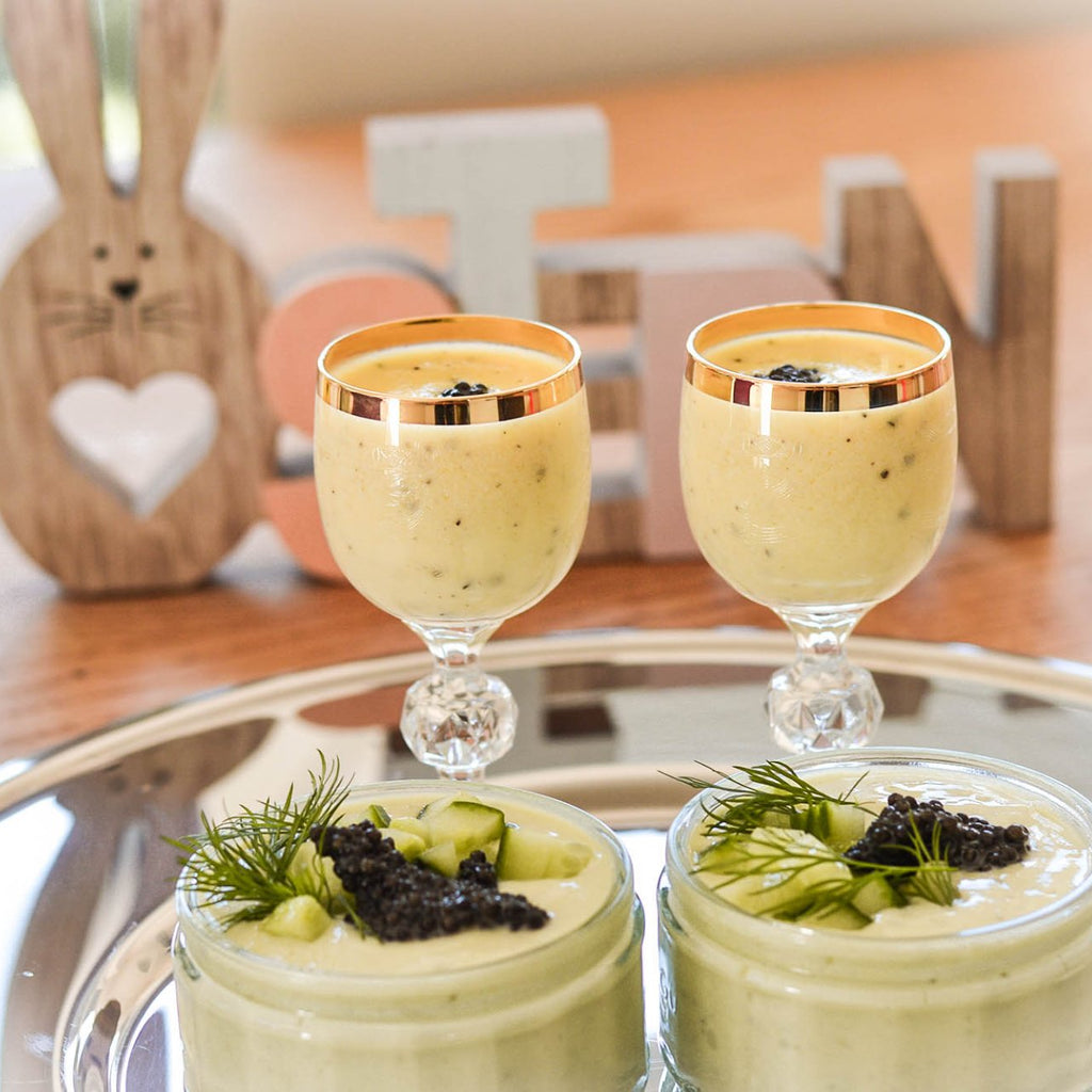 Vodka Egg Shot with Attilus Caviar